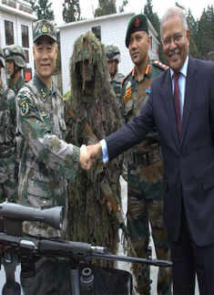 India, China military drill