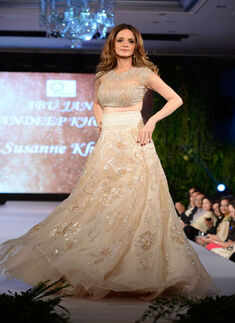 Celebs walk the ramp