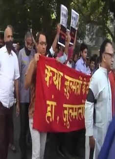 Writers march in protest