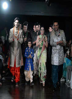 Celebs @ Charity fashion show