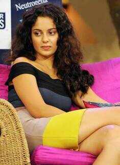 Kangana at 'Tere Mere Beach Mein'