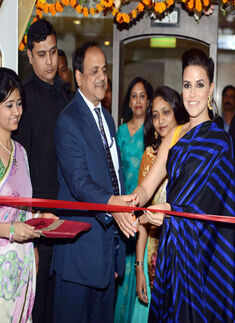 Neha Dhupia inaugurates MMTC Gold fest
