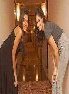 Rupali Ganguly and Bruna