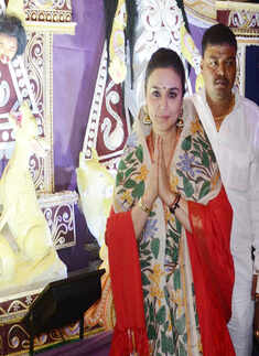 Preity Zinta attends Kali Puja