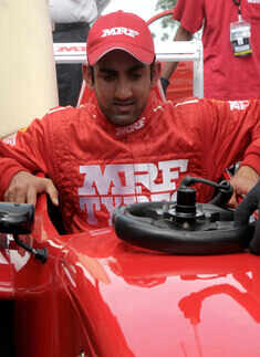 Gautam drives FF car