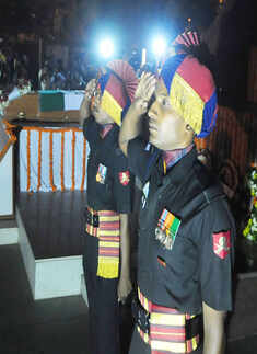 21-Gun Salute for Martyred Colonel Santosh