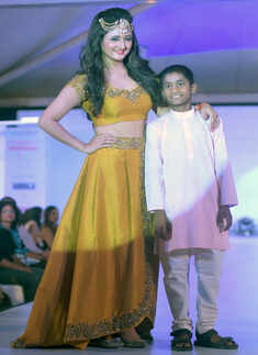 Celebs walk the ramp