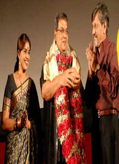 Subhash Ghai, Sonali Kullkarni, Amol Palekar