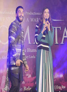 Deepika, Ranveer promote Bajirao Mastani