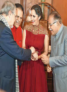Sania's felicitation ceremony