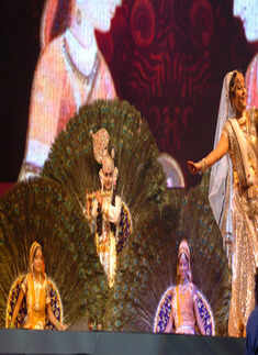 Vibrant Navratri function