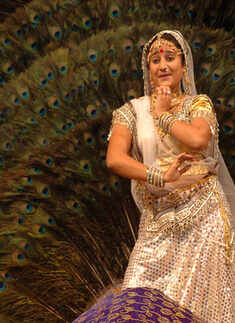 Vibrant Navratri function