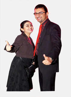 Celebs @ New Year party