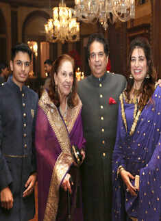 Rahim Latif, Begum Bilkees Latif, Asad Latif and Huma Latif