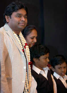 A R Rahman at a press meet