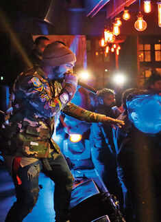 Raftaar performs at Farzi Cafe