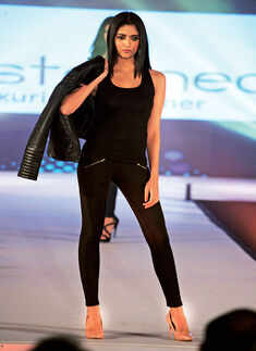 Leather fashion show