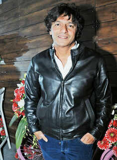 Chunky Pandey at cafe launch