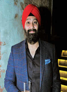 Chunky Pandey at cafe launch