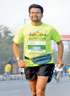 Milind Soman @ Marathon