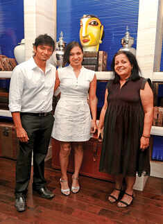 Socialites at a party