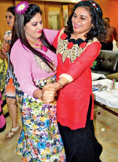 Socialites at a party