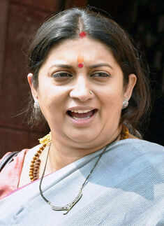Smriti Irani injured in car accident