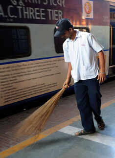 Railways launch online 'clean my coach' service