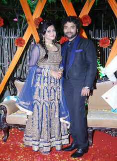 VJ Anjana & Chandran&rsquo;s wedding reception