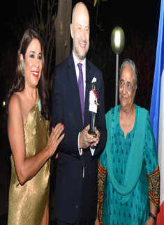 French distinction conferred on Rashmi Uday Singh