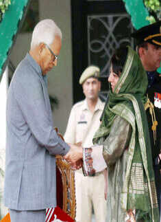 Mehbooba becomes JK CM