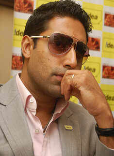 Abhi at a Press meet