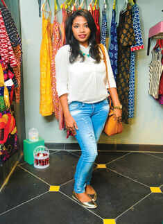 Socialites at boutique launch