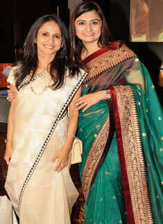 Socialites at talk event