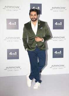 Ayushmann promotes Arrow Shirts