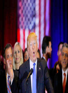 Donald Trump sweeps 5 states