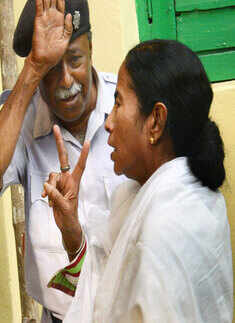 Many moods of Mamata Banerjee