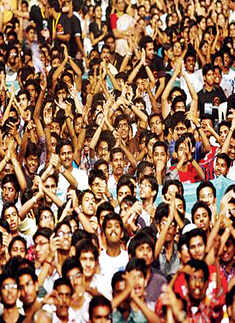 Socialites at launch event