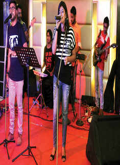 Celebs attend a party