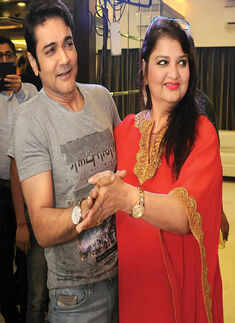 Celebs attend a party