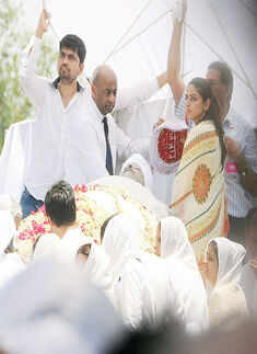 Nirankari chief's funeral ceremony