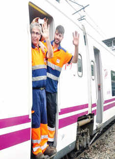 High-speed Spanish Talgo trial run