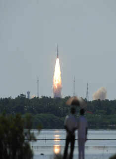 ISRO launches PSLV-C34 with 20 satellites