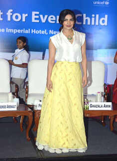 Priyanka @ UNICEF event