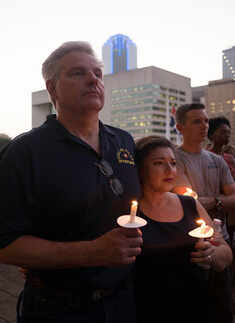 Dallas holds vigil for 5 slain police officers