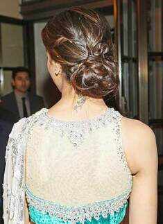 Deepika: Bare the back