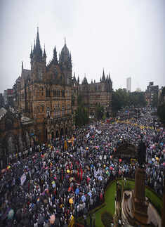 Massive Dalit Protest in Mumbai