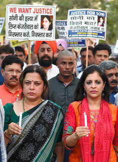 Protest against suicide of AAP activist