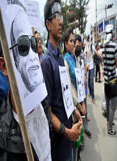 Thousands demonstrate in support of Dr Govinda KC