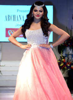 Urvashi walks the ramp
